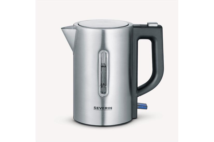 Severin WK 3647 Wasserkocher 1100W 0,5l schwarz/silber