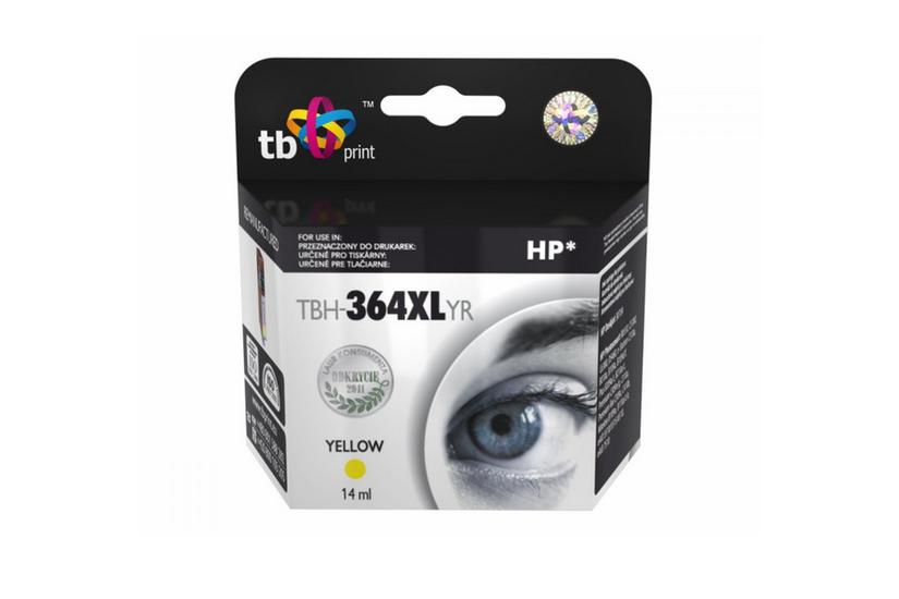 TB - gul - kompatibel - &aring;teranv&auml;nd - bl&auml;ckpatron (alternativ f&ouml;r: HP CB325EE)