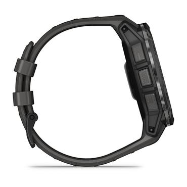 Garmin Instinct 3 AMOLED - svart fiberf&ouml;rst&auml;rkt polymer - Ja smart klocka med band - tr&auml;kol - 4 GB