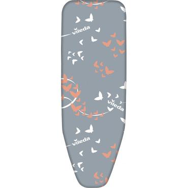 Vileda 163229 overtræk til strygebræt Betræk til strygebræt Bomuld, Skum Grå