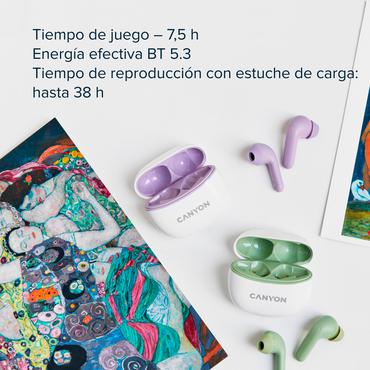 Canyon TWS-5 - ægte trådløse øretelefoner med mik.