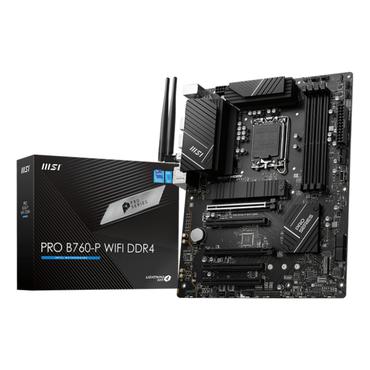MSI PRO B760-P WIFI DDR4 - moderkort - ATX - LGA1700-uttag - B760