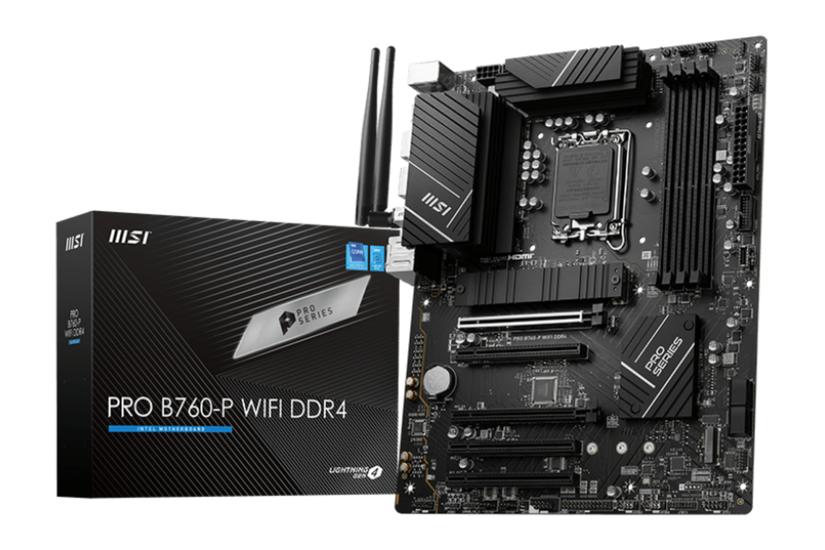 MSI PRO B760-P WIFI DDR4 - moderkort - ATX - LGA1700-uttag - B760