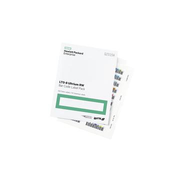 HPE LTO-8 Ultrium RW Bar Code Label Pack - streckkodsetiketter