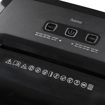 Hama Prime M100 papirmakulator Mikromakulering 62 dB 22 cm Sort