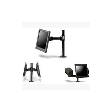 Vinklat väggfäste, svart