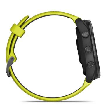 Garmin Forerunner 965 - sort - smart ur med bånd - amp-gul/sort - 32 GB