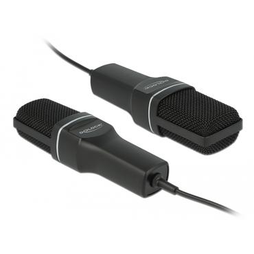 Delock USB Condenser Microphone Set for Podcasting, Gaming and Vocals - mikrofon