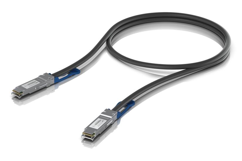 Ubiquiti UACC-DAC-QSFP28-0.5M-10 InfiniBand og fiberoptisk kabel 0,5 m Sort