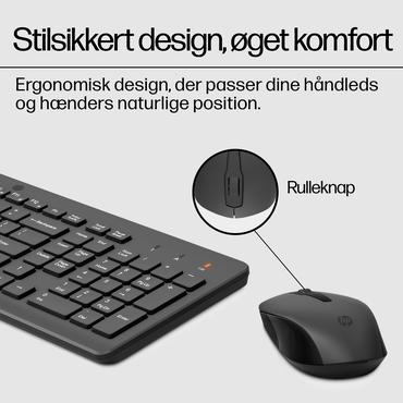 HP 330 kombination af trådløs mus og tastatur