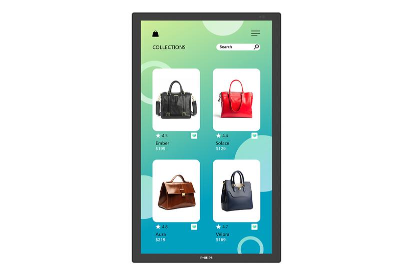 Philips 32BDL3751T Interactive 3000 Series - 32" Klass (31.5" visbar) LED-bakgrundsbelyst LCD-skärm - Full HD - för digital skyltning