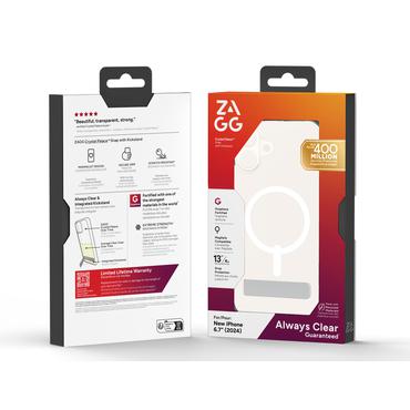 Zagg Crystal Palace Snap - baksidesskydd f&ouml;r mobiltelefon