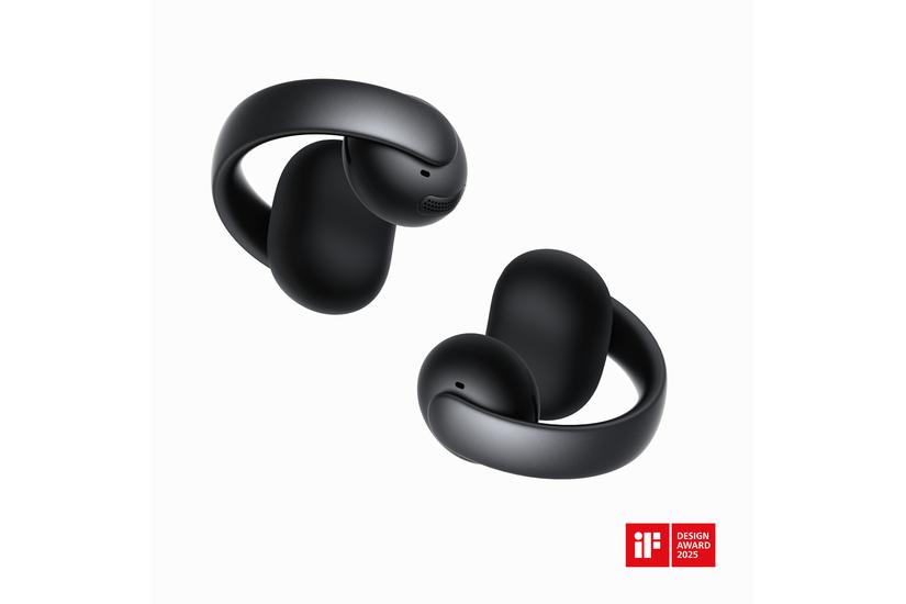 Soundcore Aeroclip Headset True Wireless Stereo (TWS) I &oslash;rerne Opkald/Musik/Sport/Hverdag Bluetooth Sort