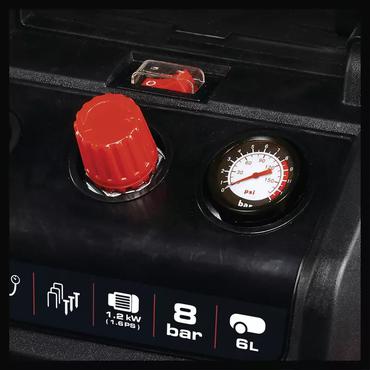 Einhell TC-AC 190/6/8 OF luftkompressore 190 l/min Vekselstr&oslash;m