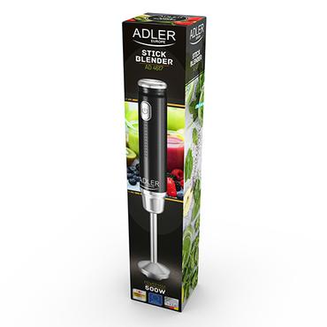Adler AD 4617 blender Nedsænkning blender 350 W Sort, Rustfrit stål