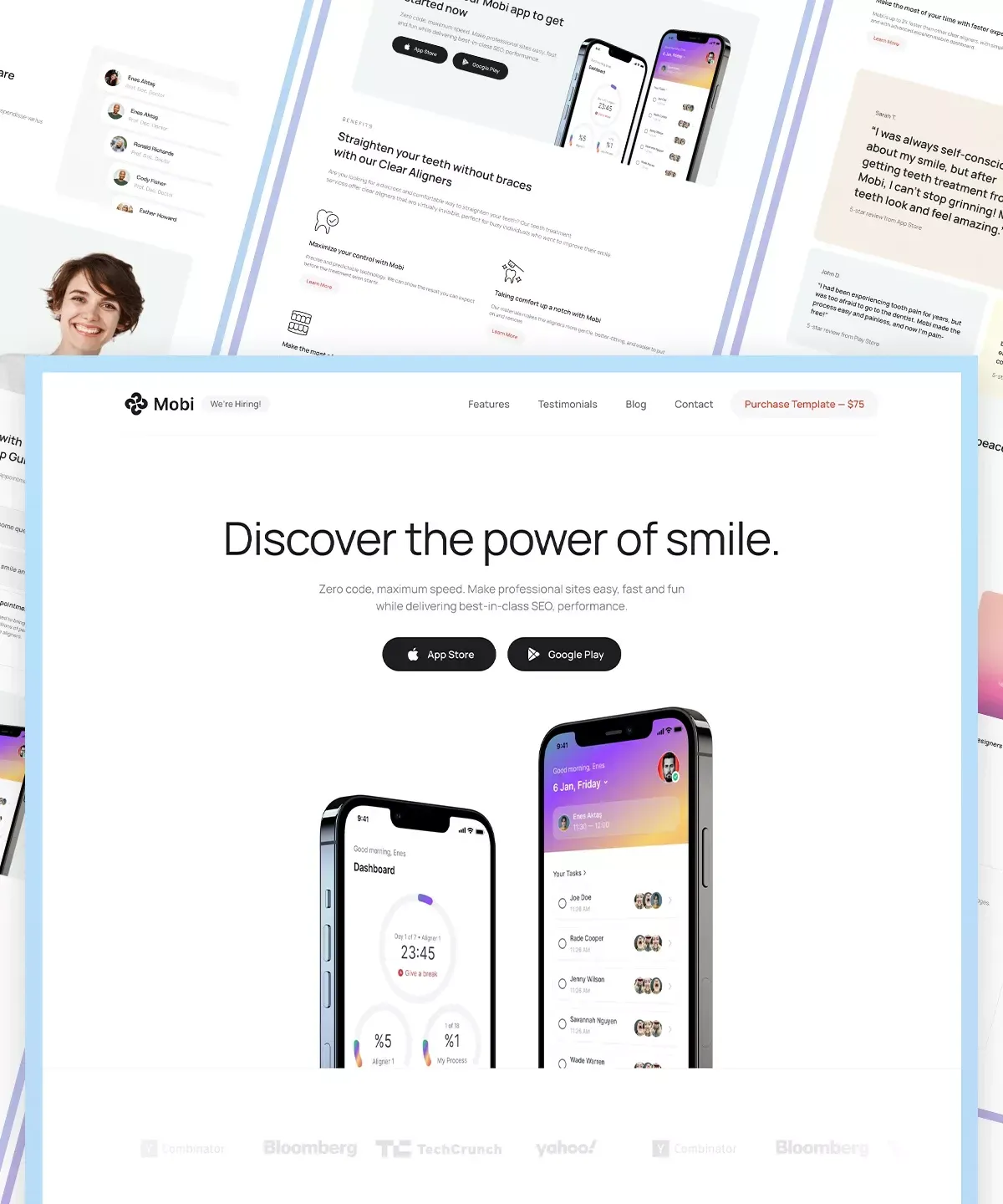 Mobi Rsa App Mobi — Mobile App Landing Page