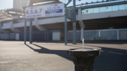 Fristående dricksvattenfontän Nya Ullevi.
