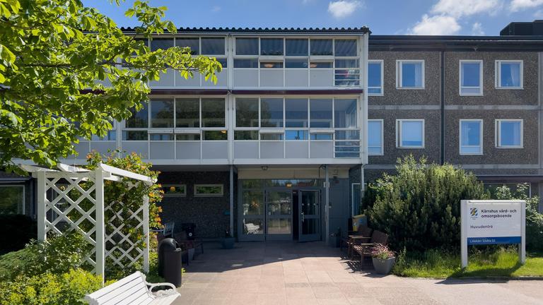 Entrén till boendet