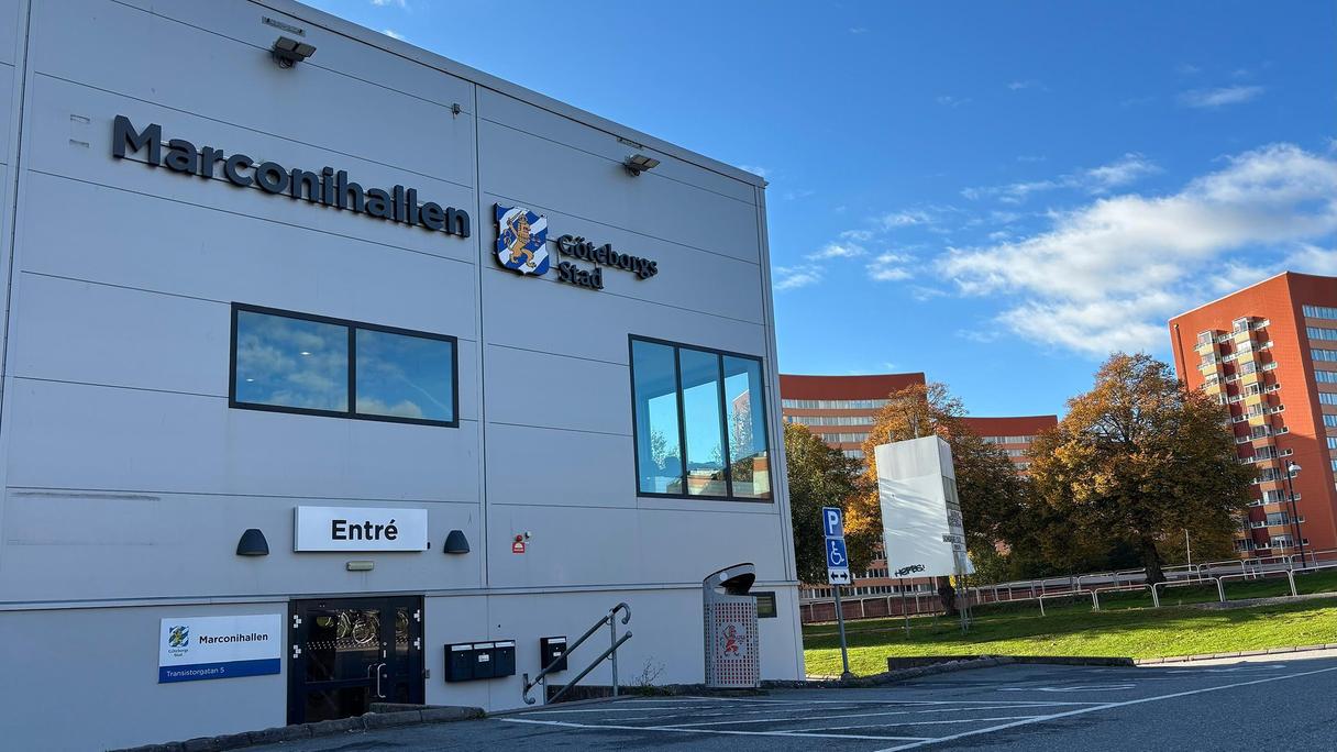 Marconihallens entré