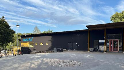 Skatås motionscentrums entré.
