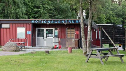 Entrén på Tuvevallens motionscentrum