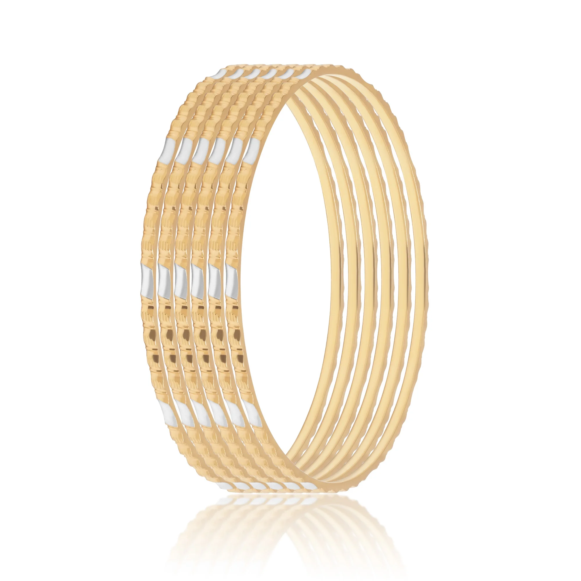 BG00554%201 Bangles in 21K Gold