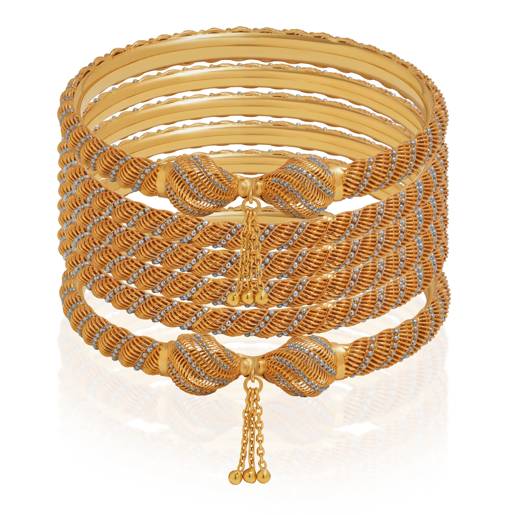 BG00563%201 Bangles in 21K Gold