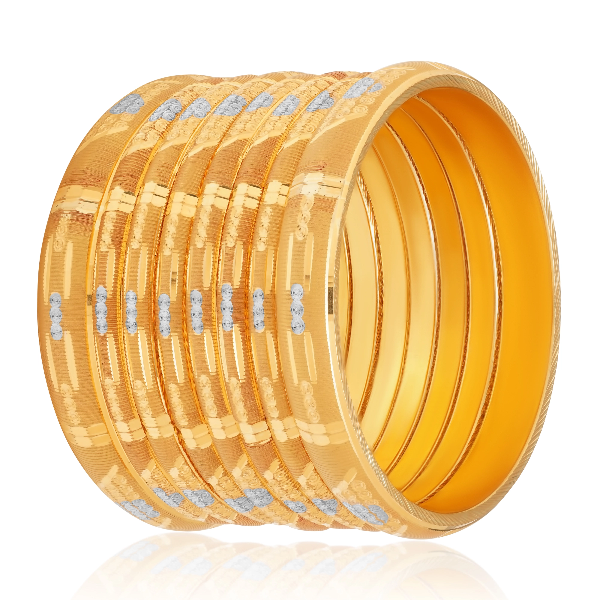 BG00597%201 Bangles in 22K Gold