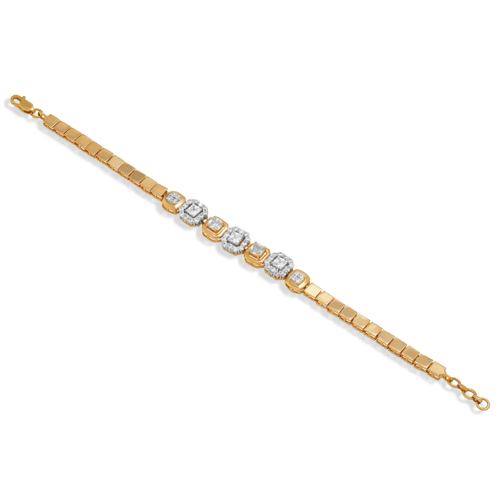 BT00568 Link Bracelet in 21K Gold