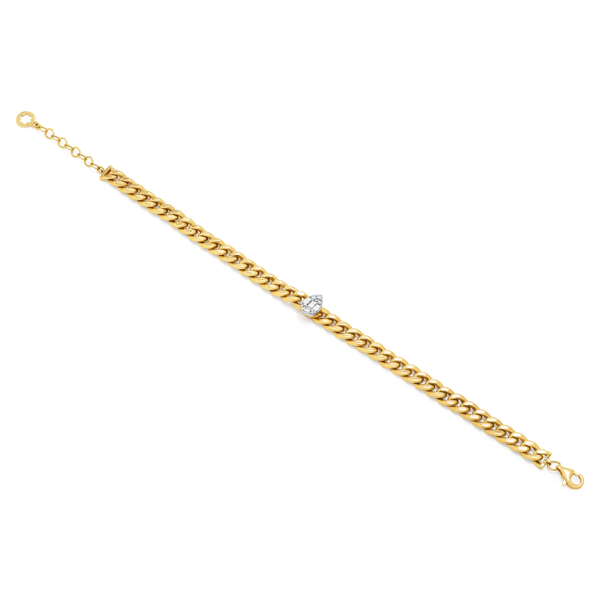 BT00718 Chain Bracelet in 18K Gold