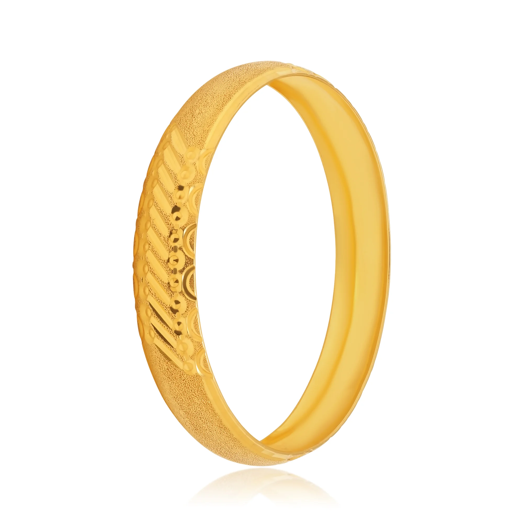 KA00273%201 Single Kara in 22K Gold