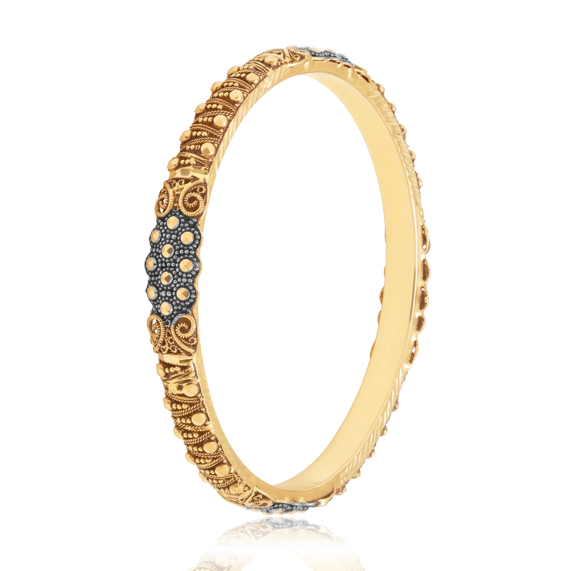 KA00638%201 Single Kara in 21K Gold
