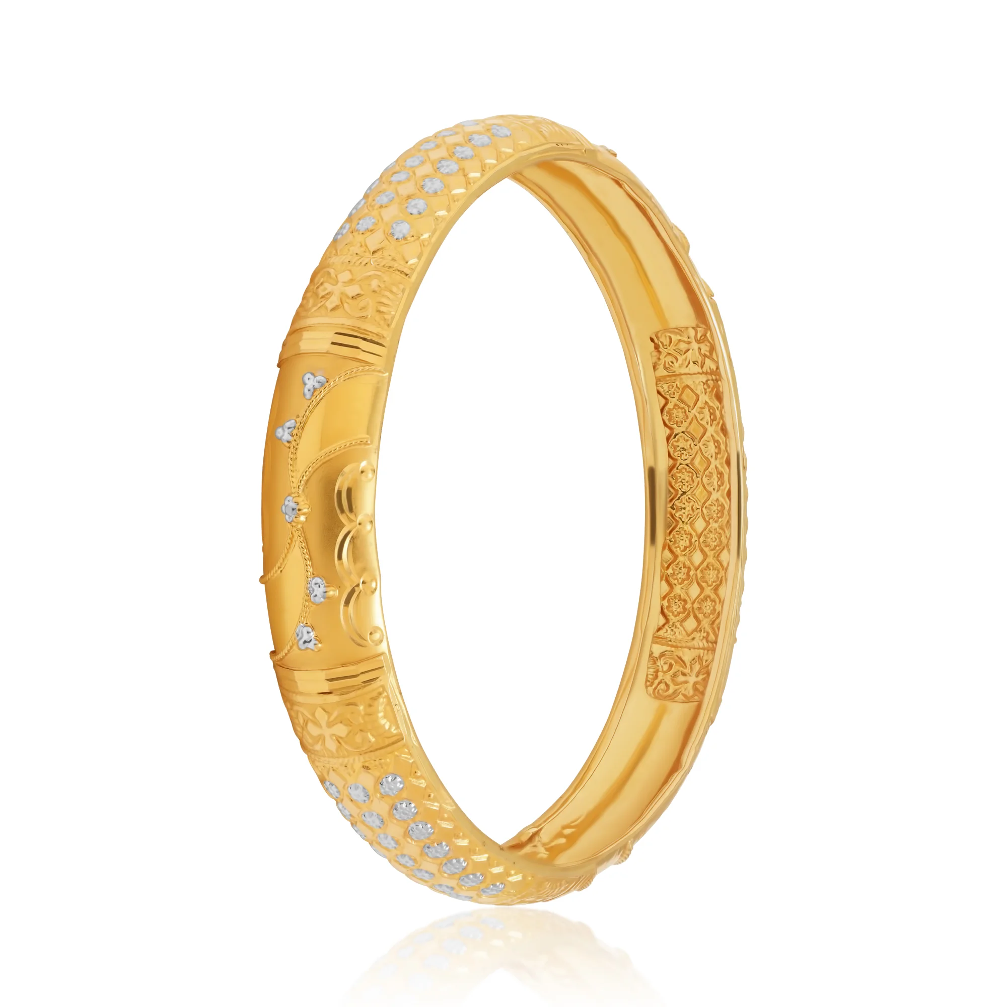 KA00848%201 Single Kara in 22K Gold