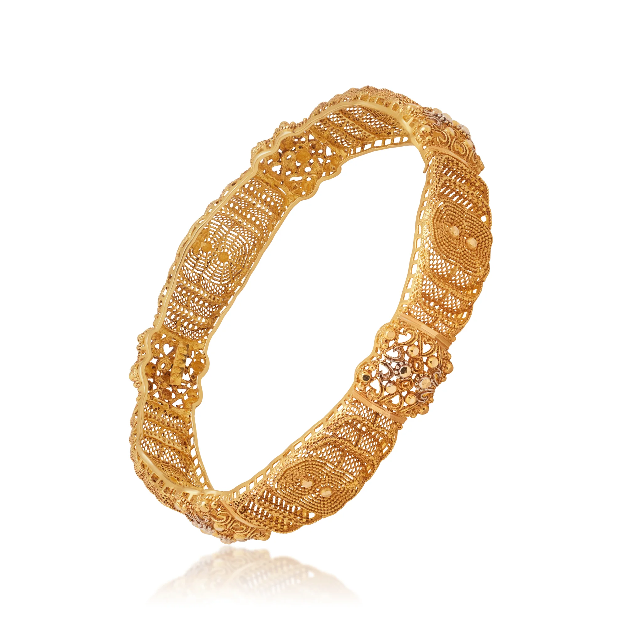 KA00856%201 Single Kara in 21K Gold