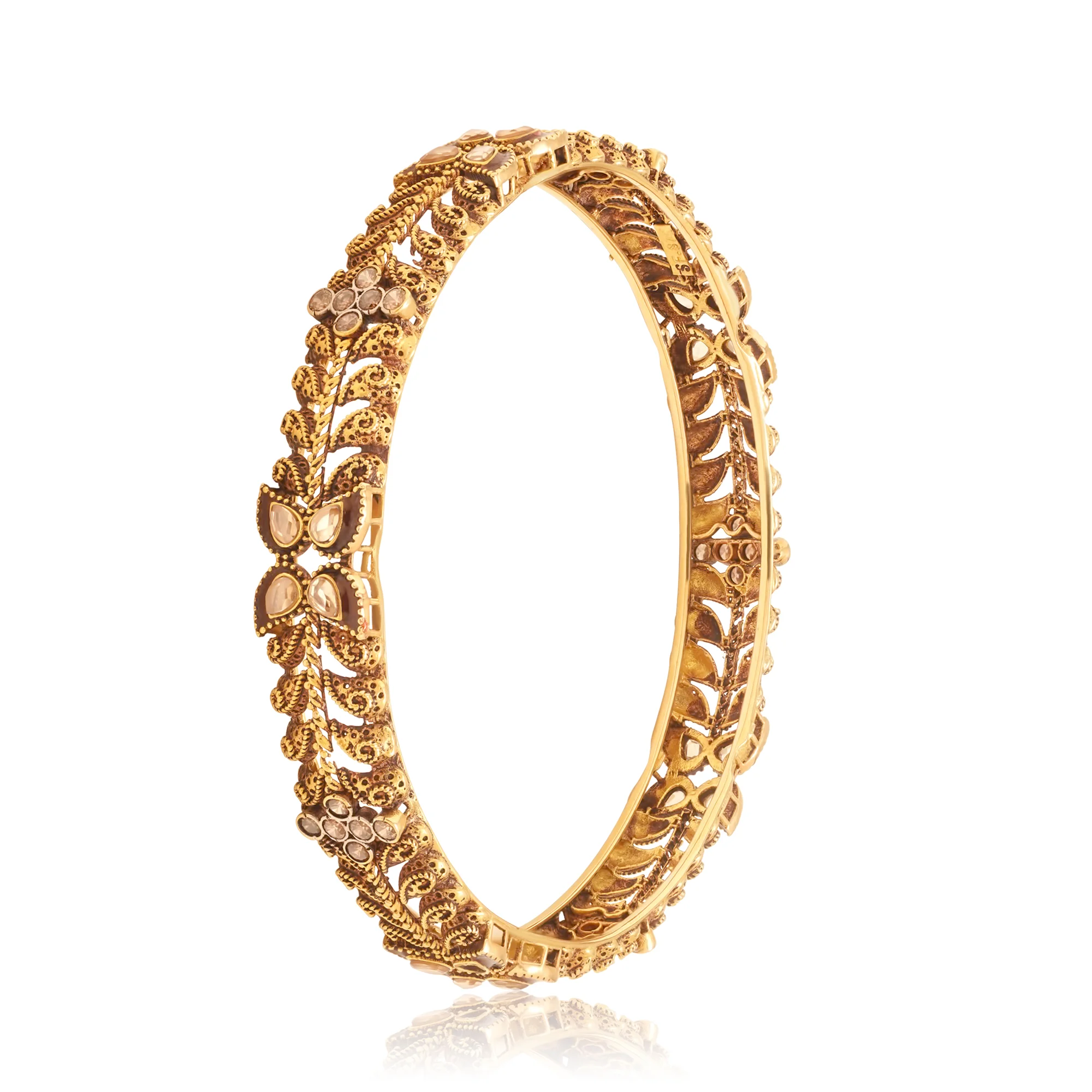 KA00914%201 Single Kara in 21K Gold