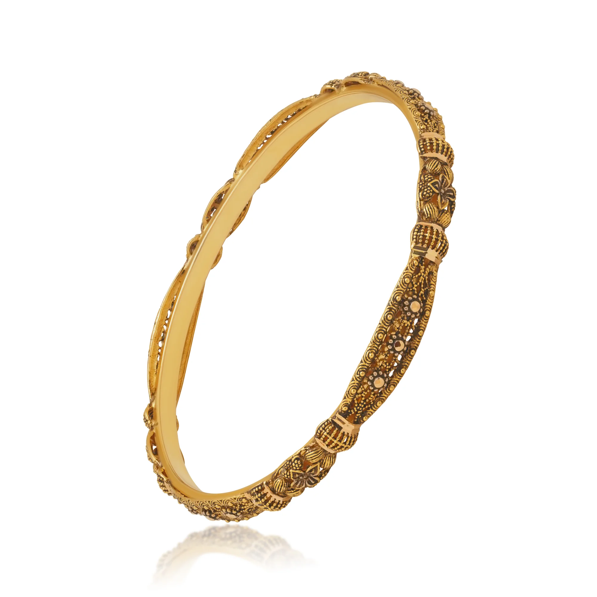 KA00970%201 Single Kara in 21K Gold