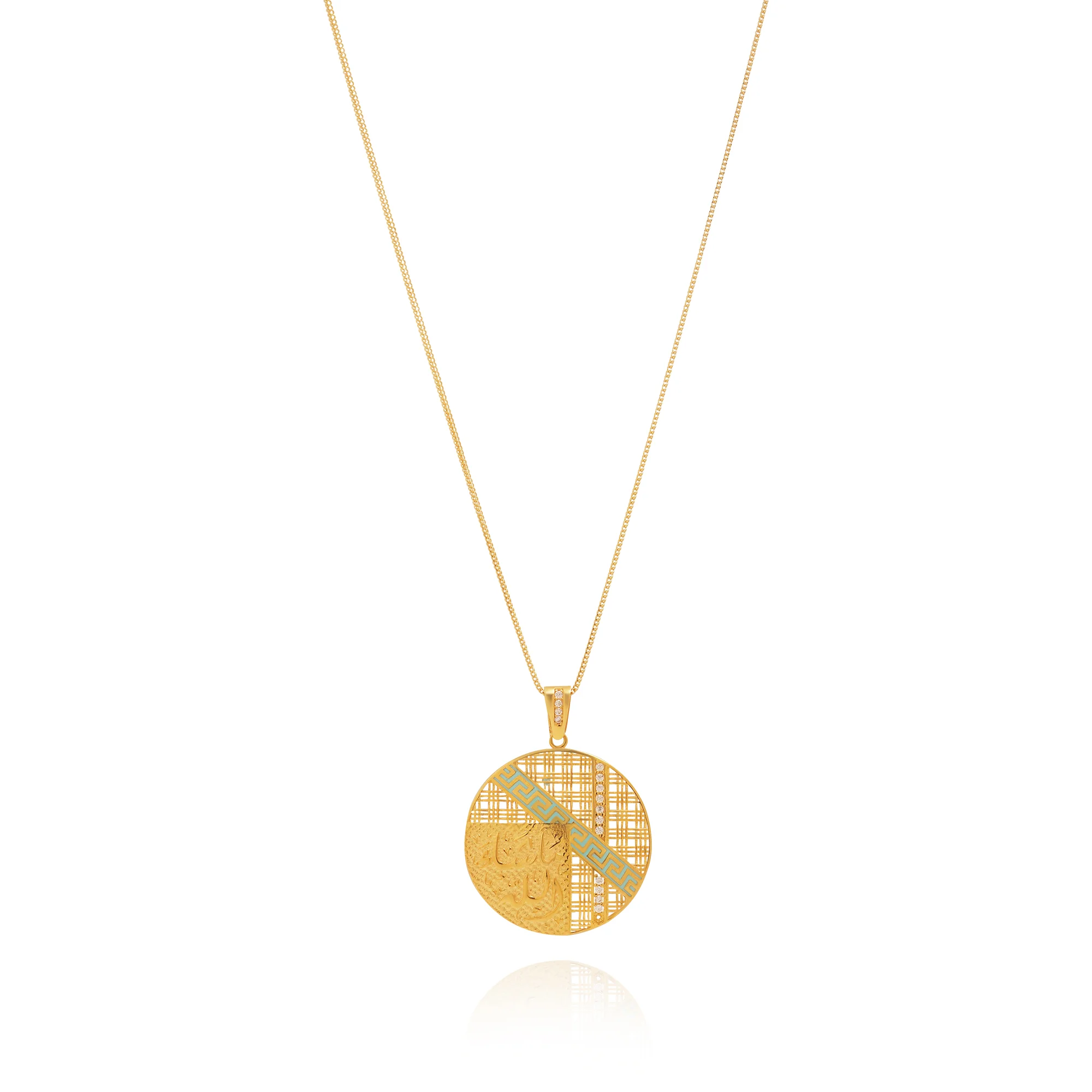 LK00751 Medallion in 21K Gold