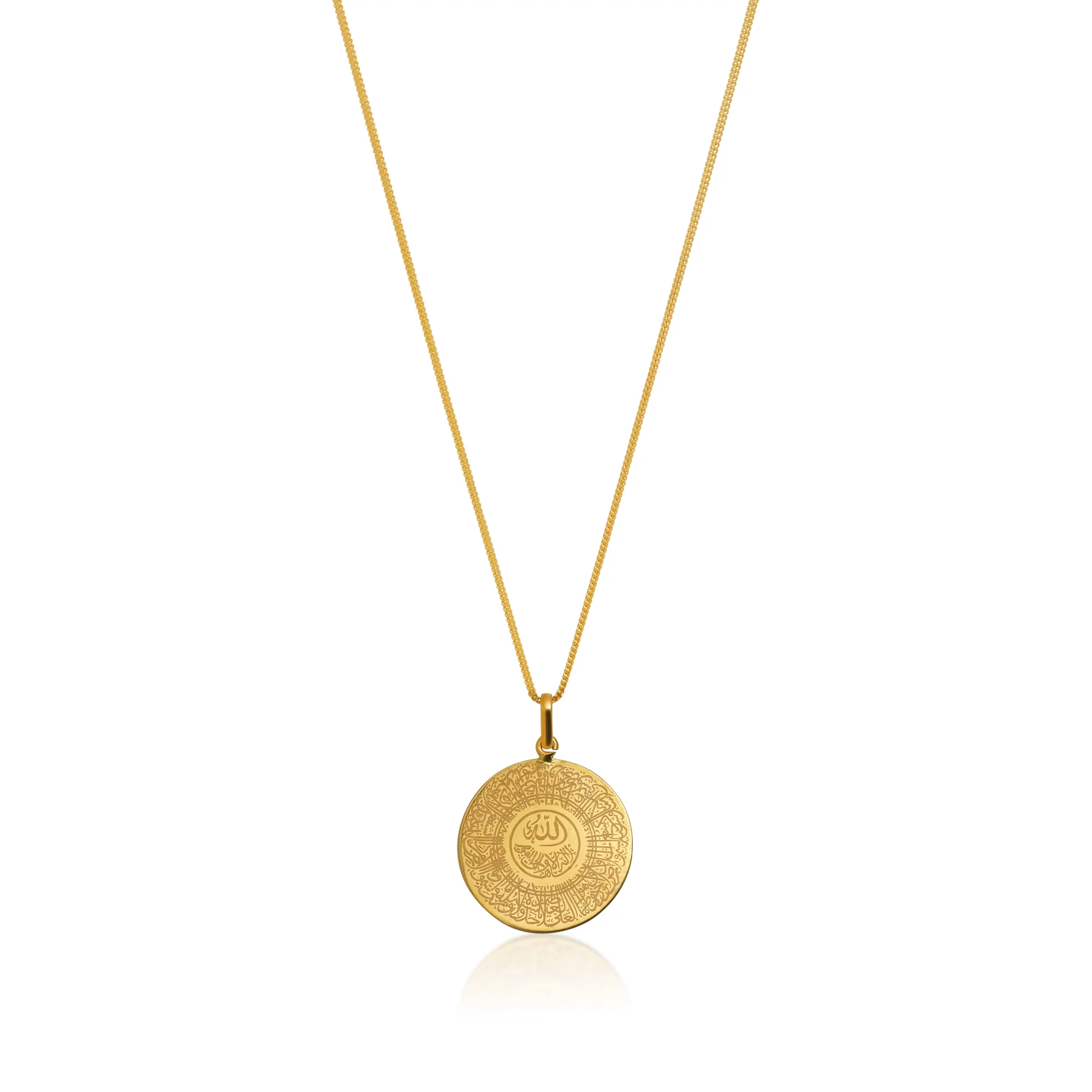LK00813 Medallion in 21K Gold