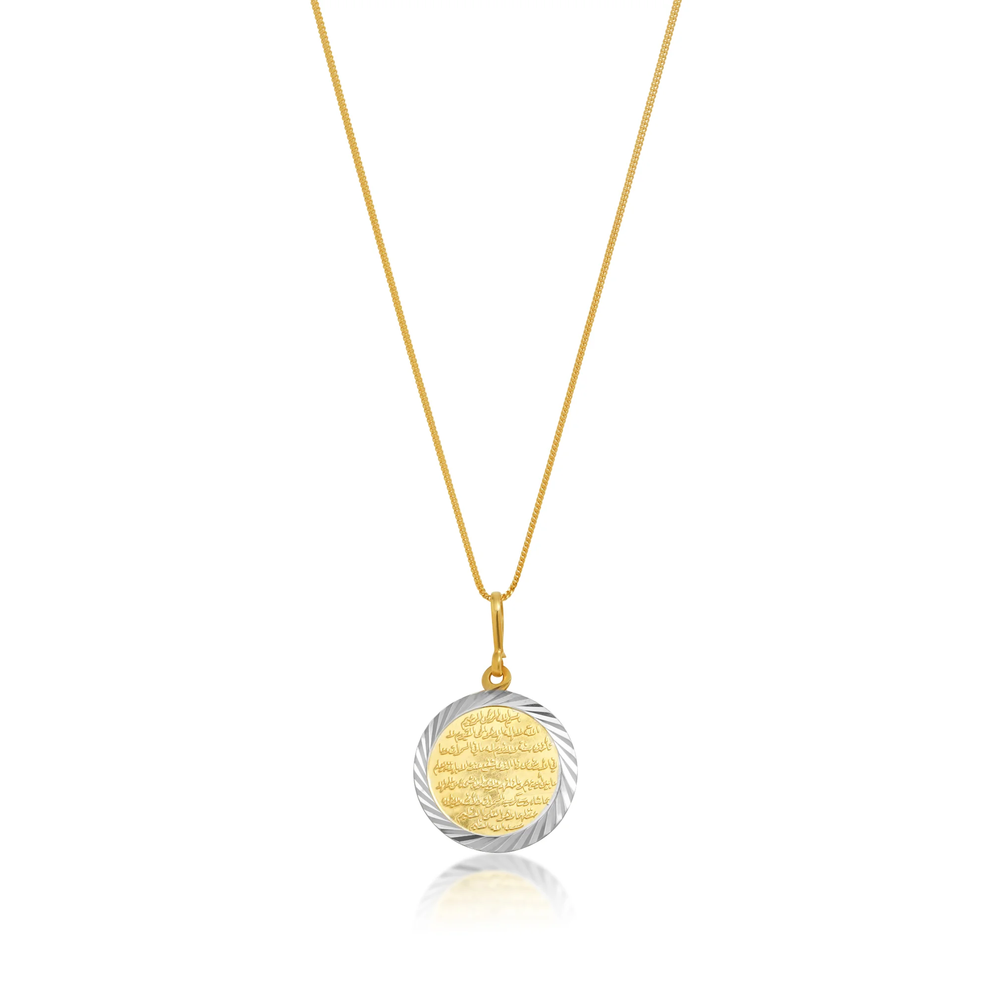 LK00819 Medallion in 21K Gold