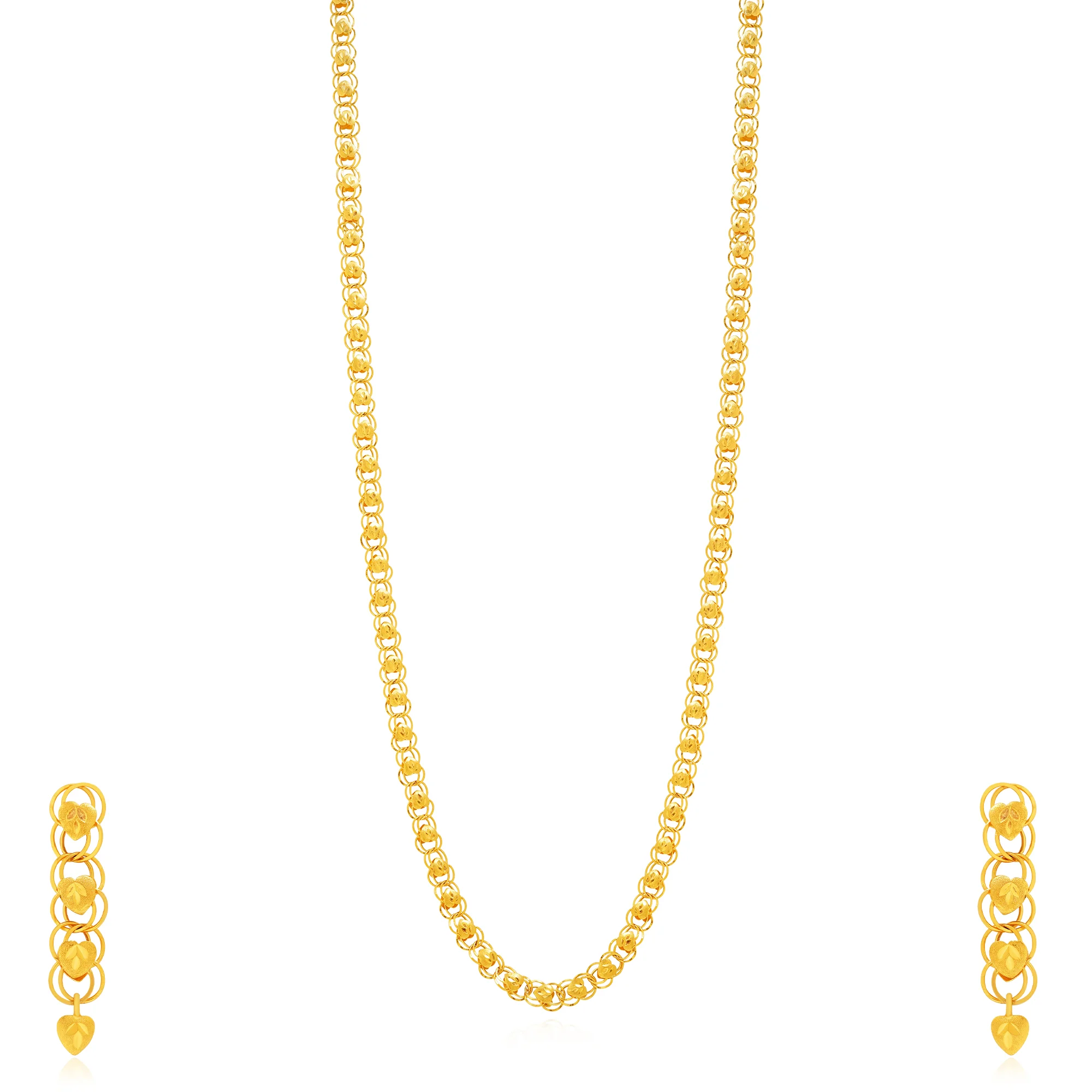 MS00006%201 Lariat Necklace in 22K Gold