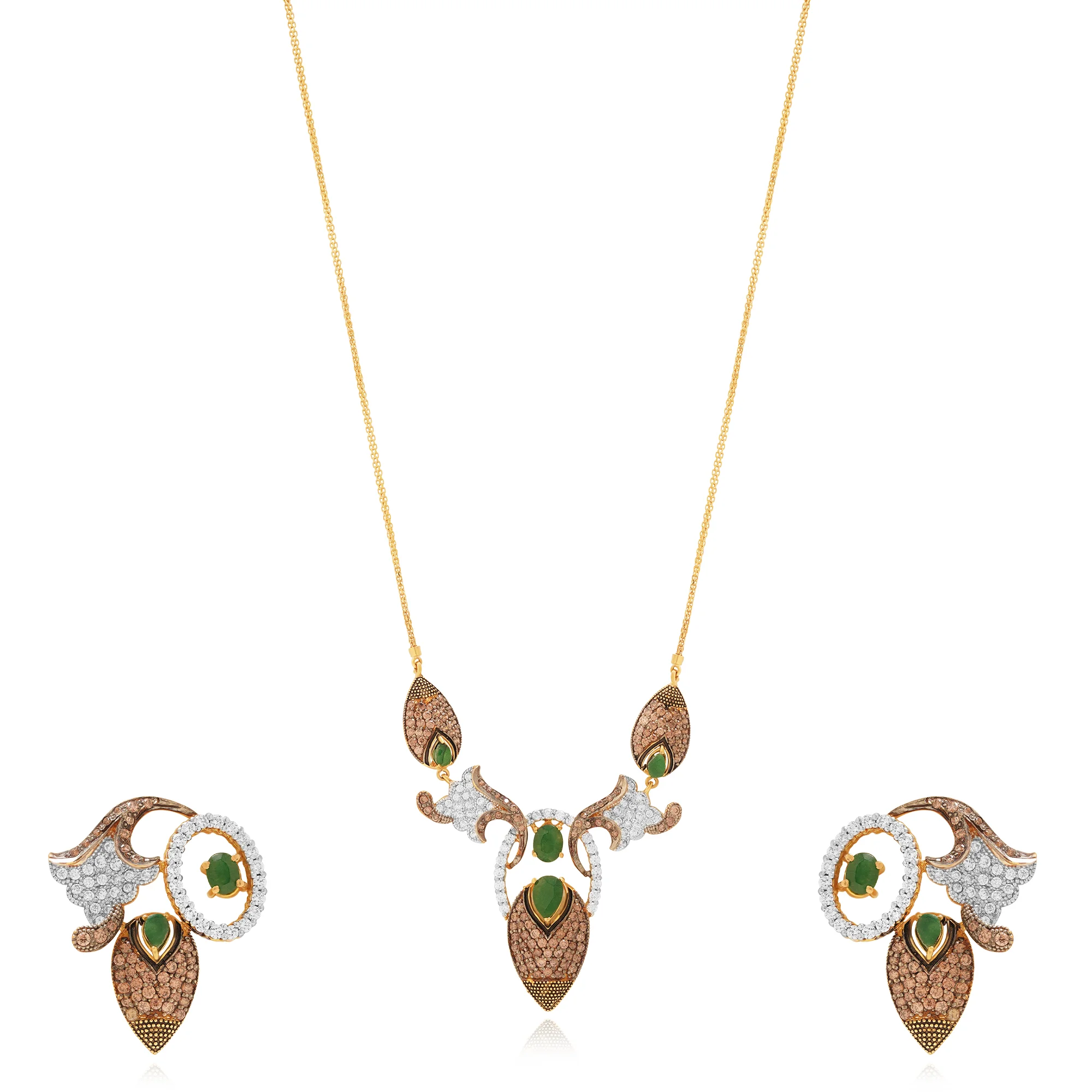 MS00021%201 Lariat Necklace in 21K Gold