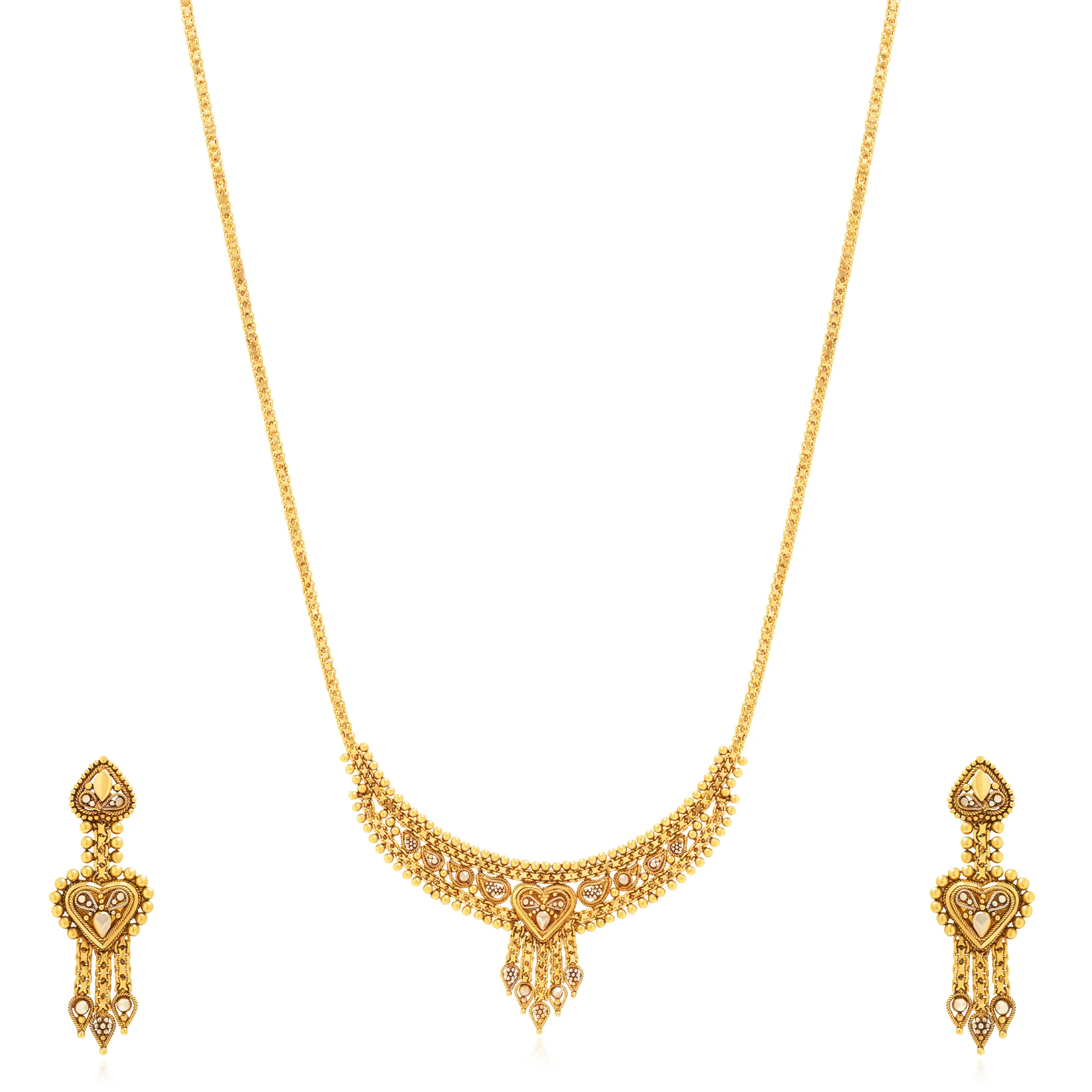 MS00024%201 Collar Necklace in 22K Gold