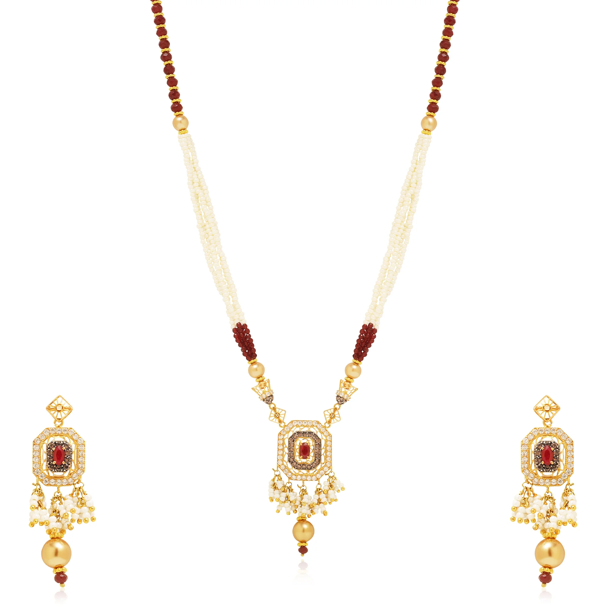MS00178%201 Princess Necklace in 21K Gold