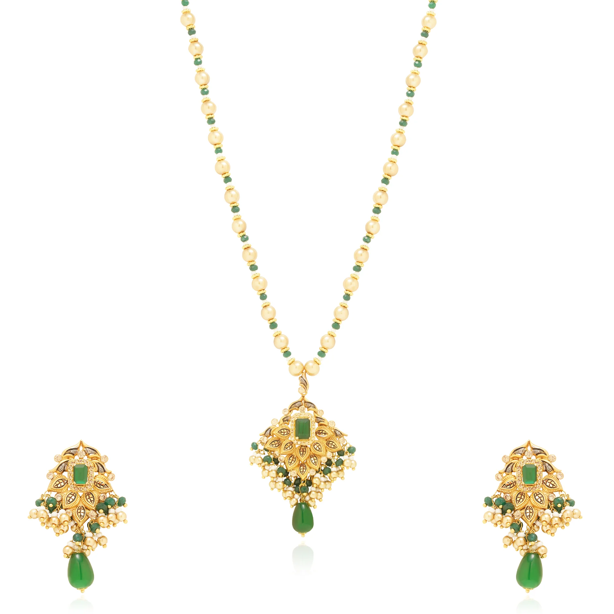 MS00183%201 Matinee Necklace in 21K Gold