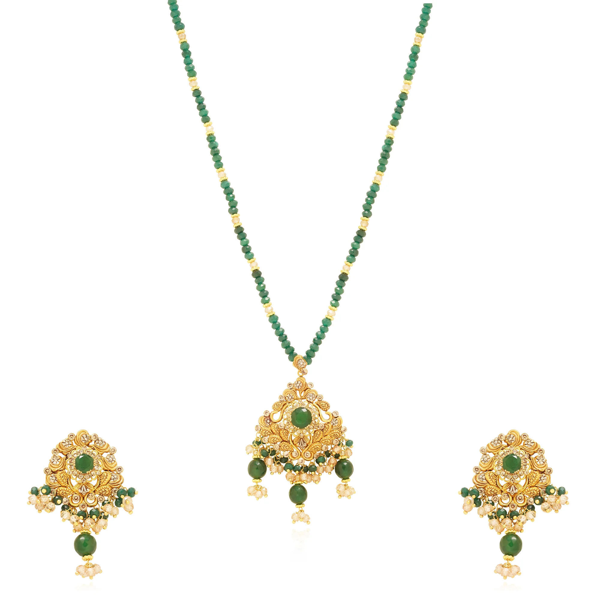 MS00184%201 Matinee Necklace in 21K Gold