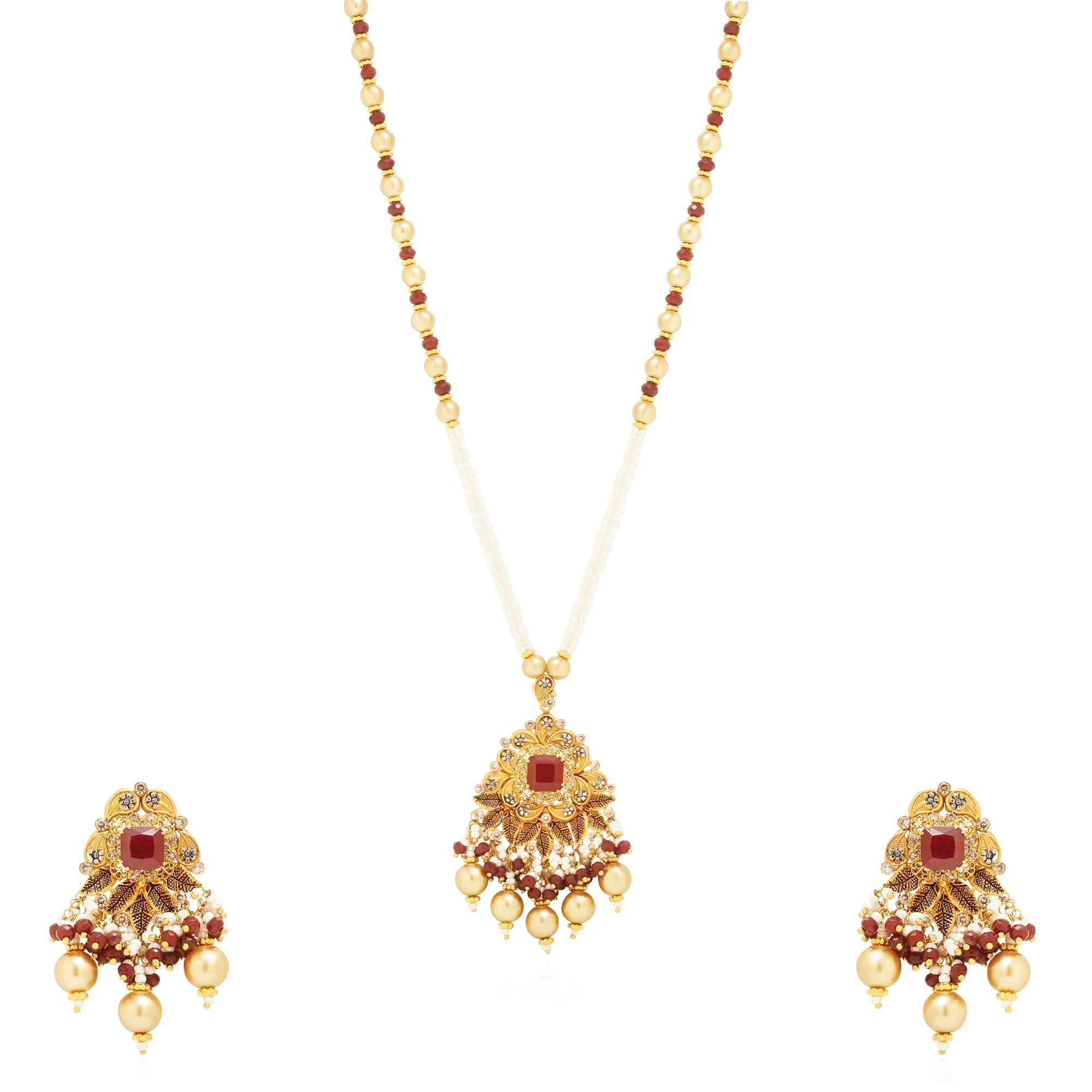 MS00185%201 Matinee Necklace in 21K Gold