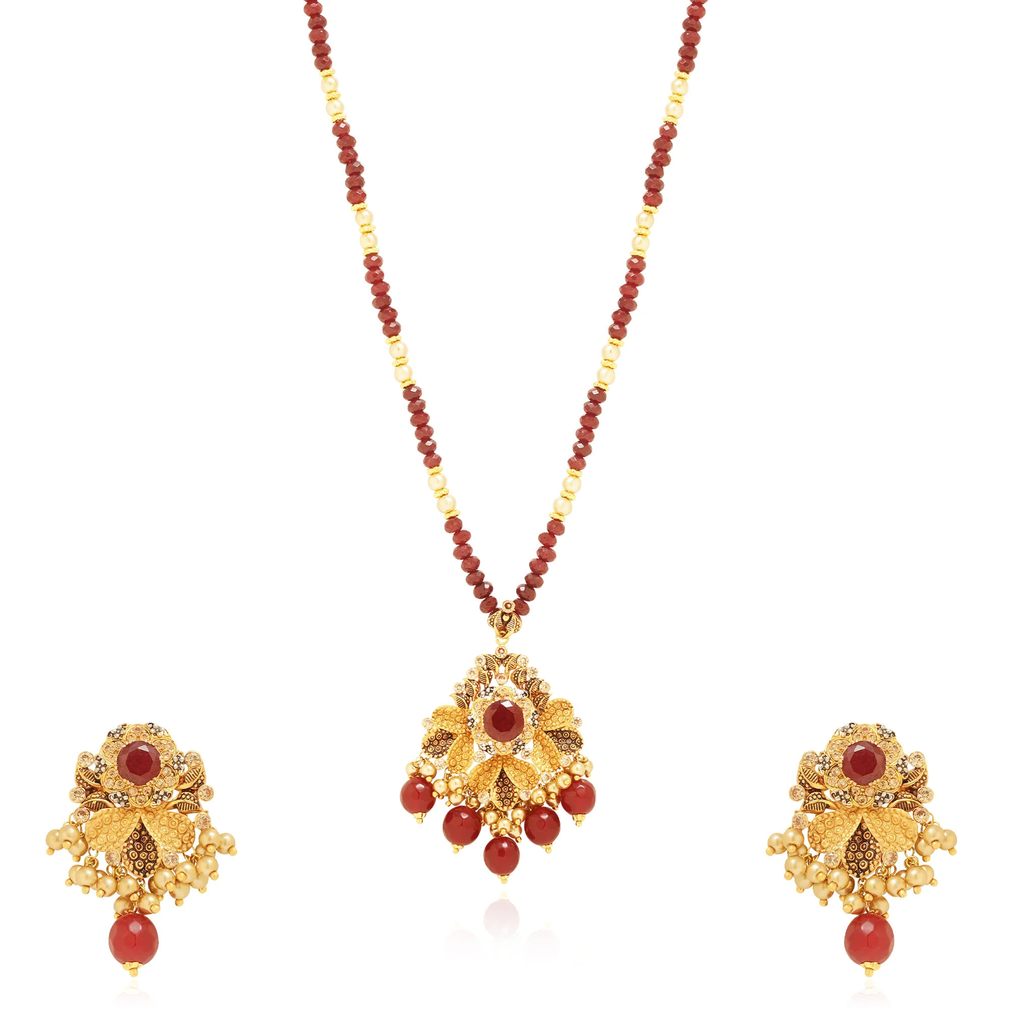 MS00187%201 Matinee Necklace in 21K Gold
