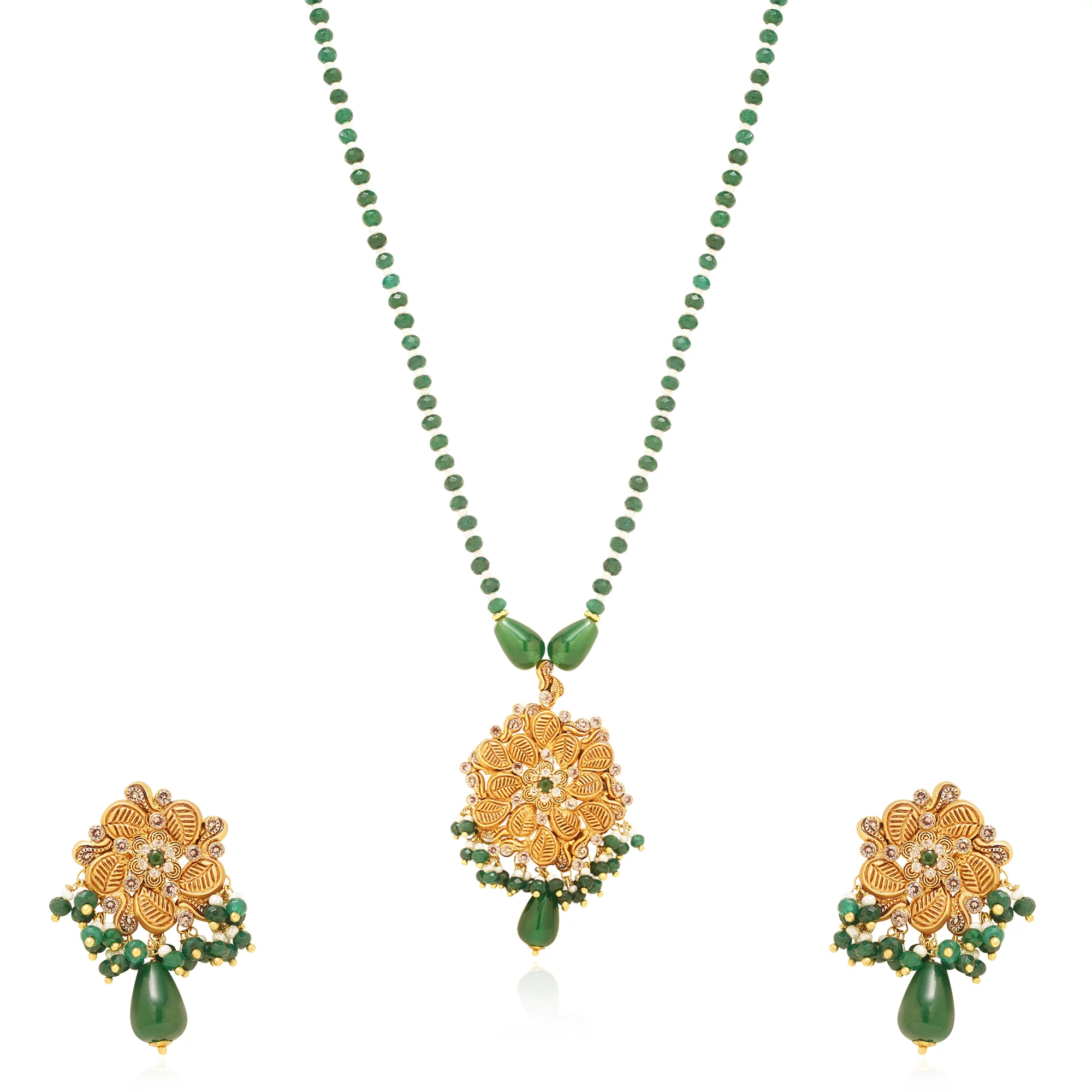 MS00189%201 Matinee Necklace in 21K Gold