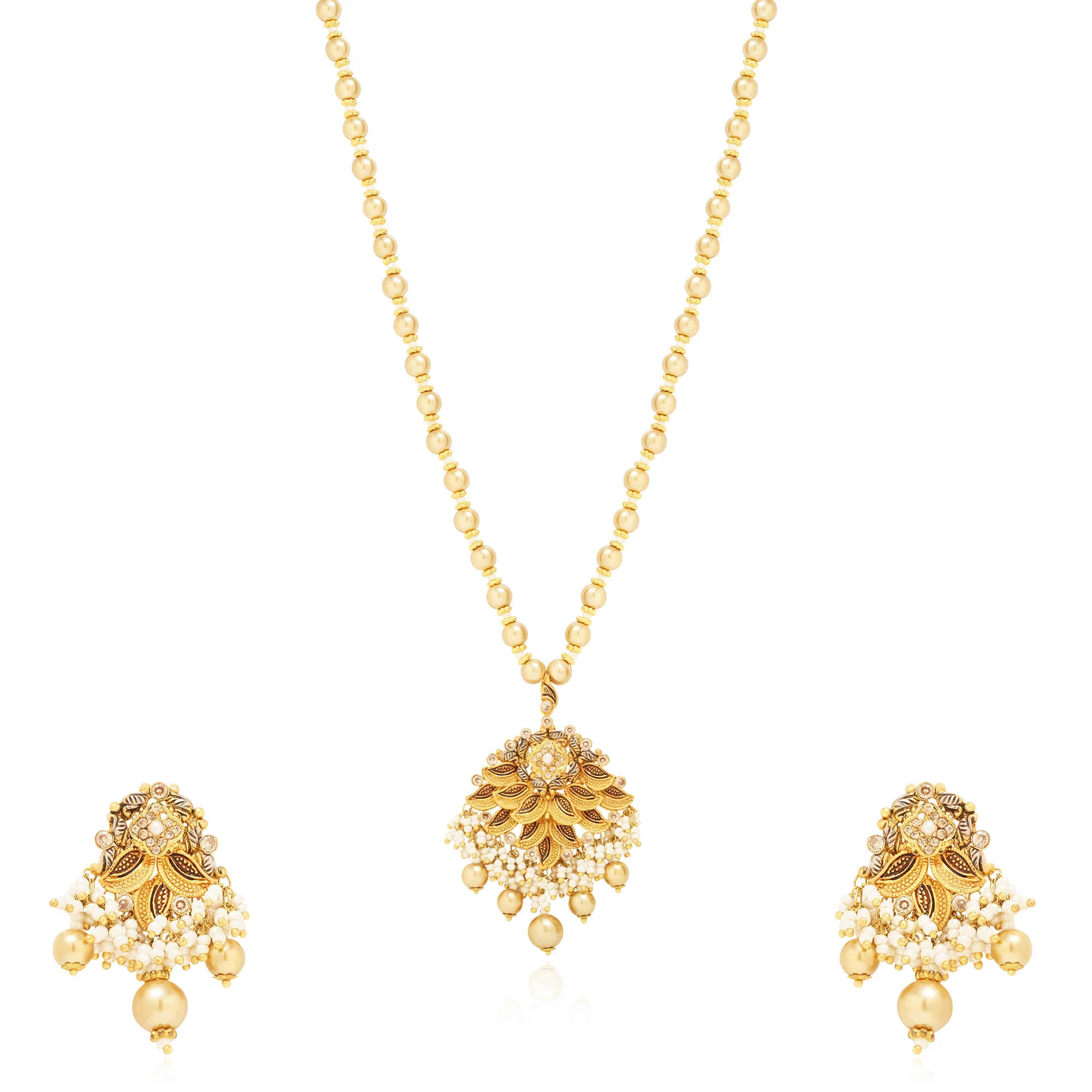 MS00191%201 Matinee Necklace in 21K Gold