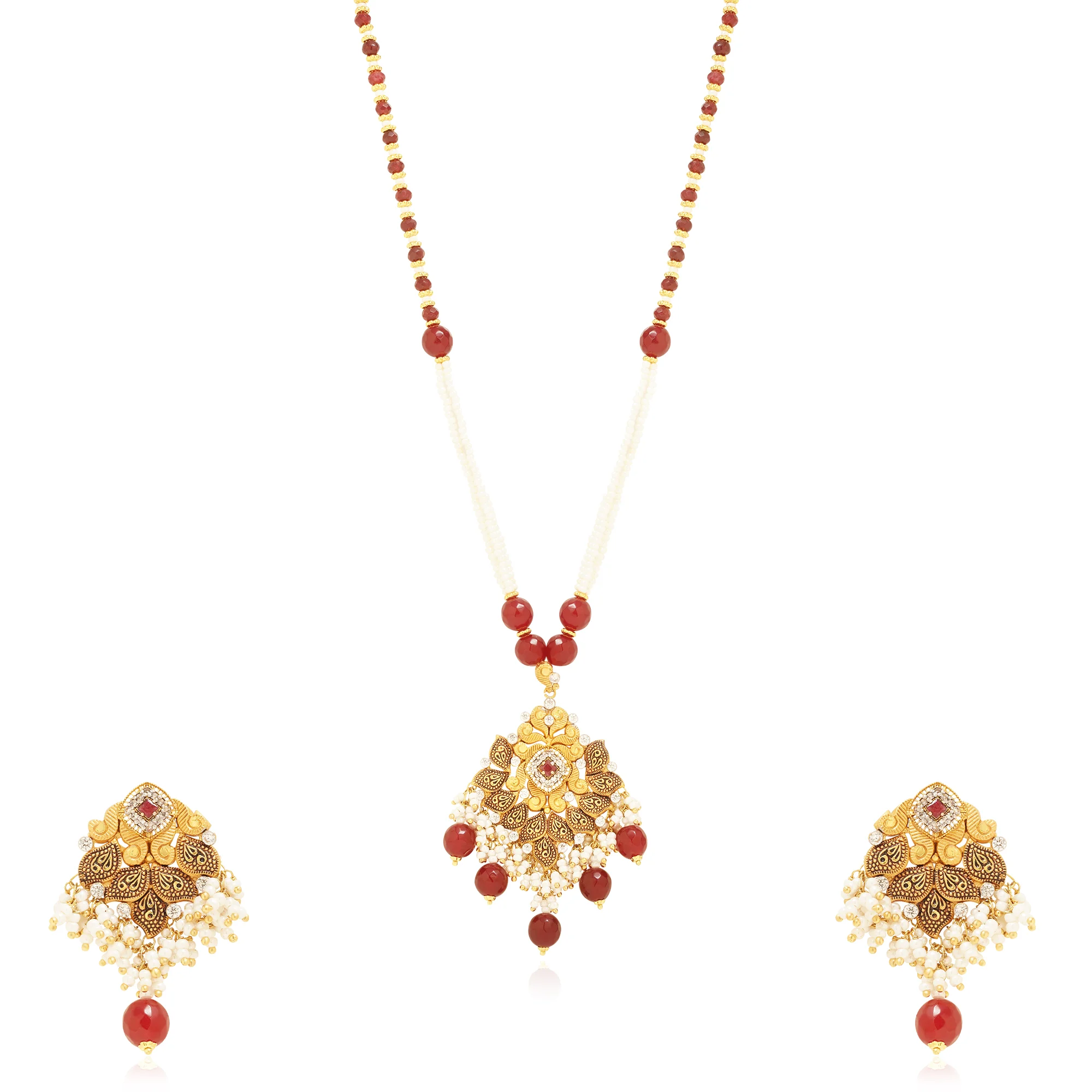 MS00192%201 Matinee Necklace in 21K Gold